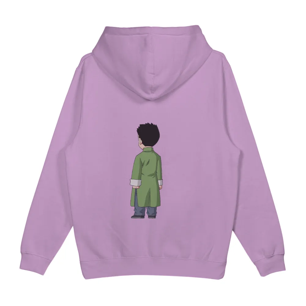 TShirt Printing: Anime Character in Green Coat - Minimalist Design|t shirt 2022 design