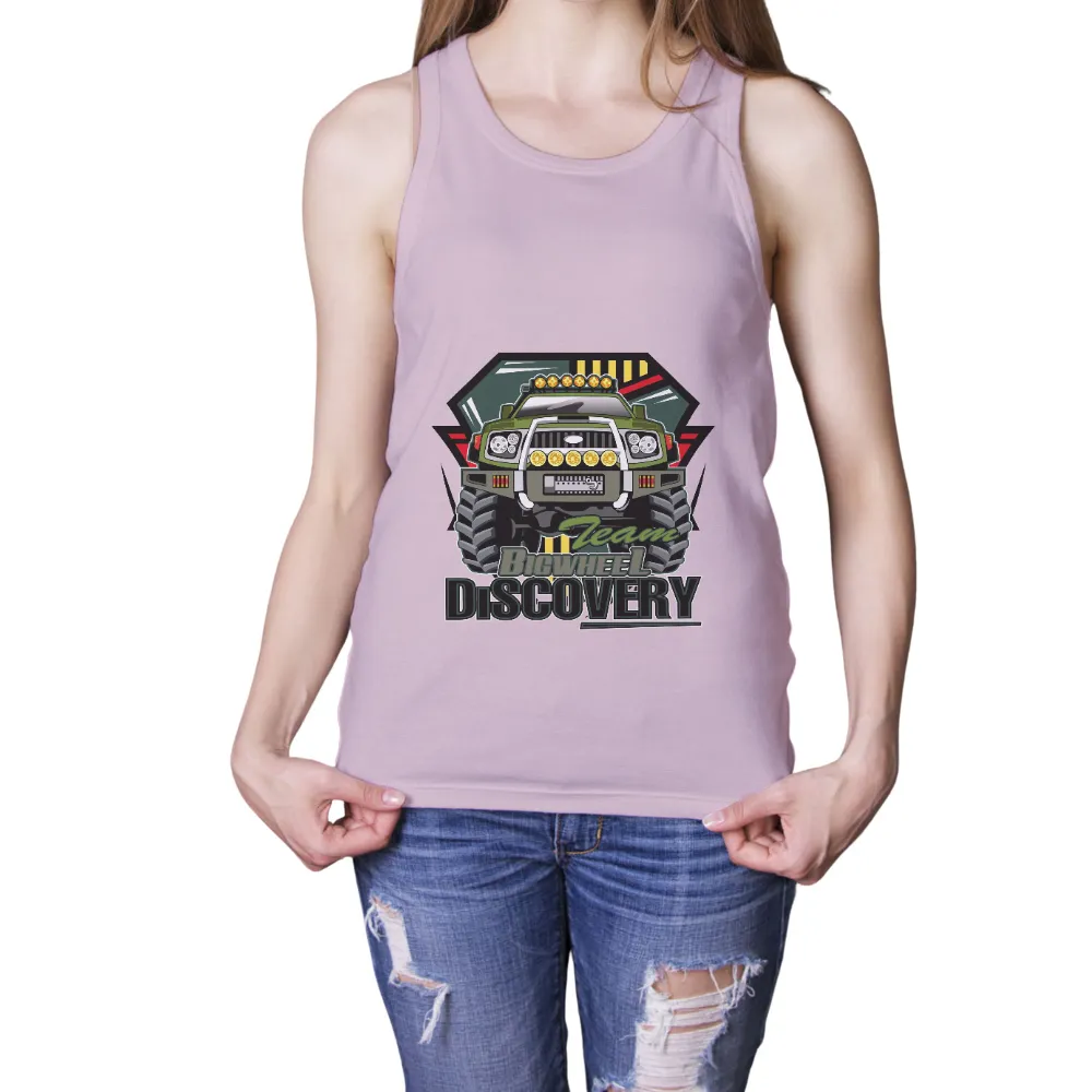 Customized Tee Shirts: Team Bigwheel Discovery - Adventure and Exploration|adventure time dancing with monsters shirt