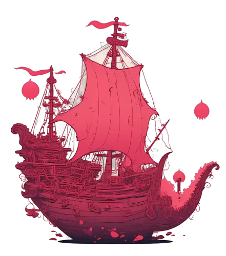 T-Shirts Custom: Sail the Dreams on The Crimson Dream