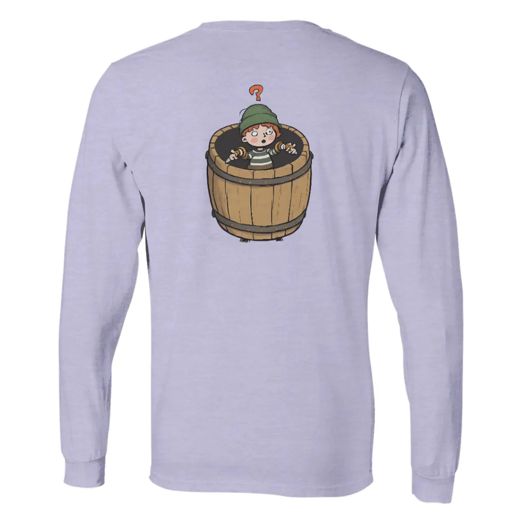 T-Shirt Printing: Finn's Adventure in a Wooden Barrel|mardi gras striped shirt wholesale