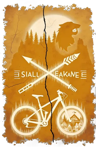 Custom T-Shirt Printing: Adventure Awaits - Mountain Biking and Nature