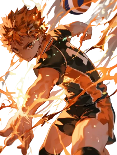 Hinata Shouyou Powerful Spike - haikyuu t