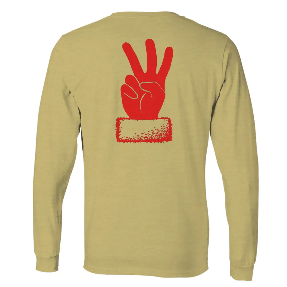 T-Shirts Pattern: Peace Gesture | Unity & Hope| Powerful peace symbol