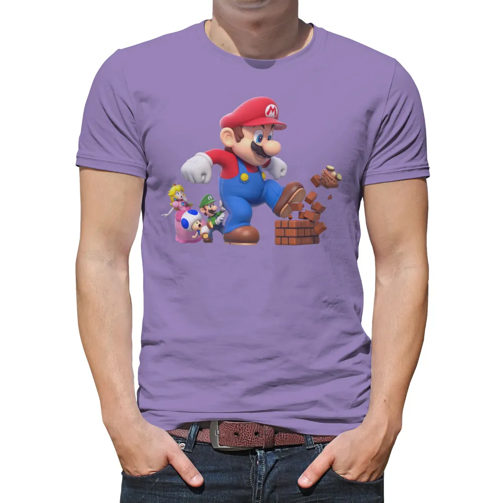 Tee Shirt Printing: Mario Adventure - Video Game Hero|capitalist nostalgia shirt