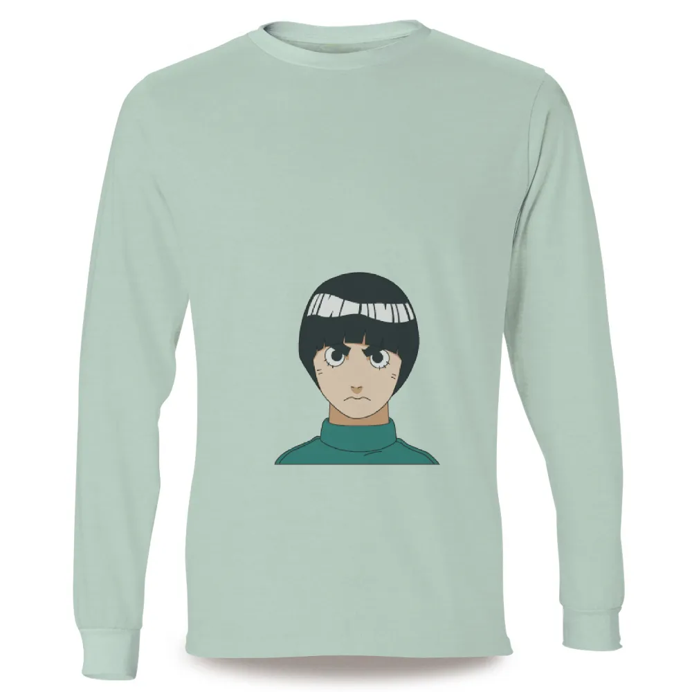 Rock Lee Minimalist T-Shirt Printing - Anime Character Design|baryon mode naruto shirt