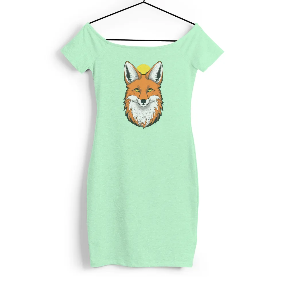 Customized Tee Shirts: Fox Spirit - Nature's Wisdom| Lifelike fox design