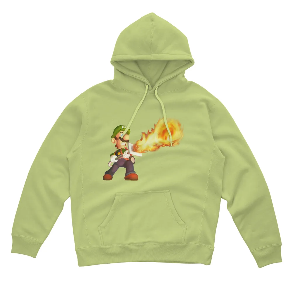 Shirts Graphic Tees: Luigi's Fiery Adventure|reddit calgary flames