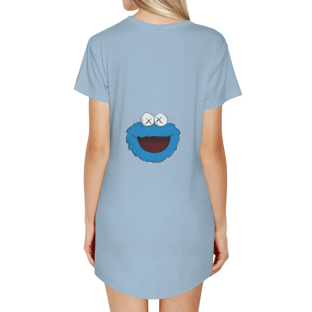 Tee Shirt Printing: Spread Joy with the Cookie Monster Design|cookie monster red sox shirt