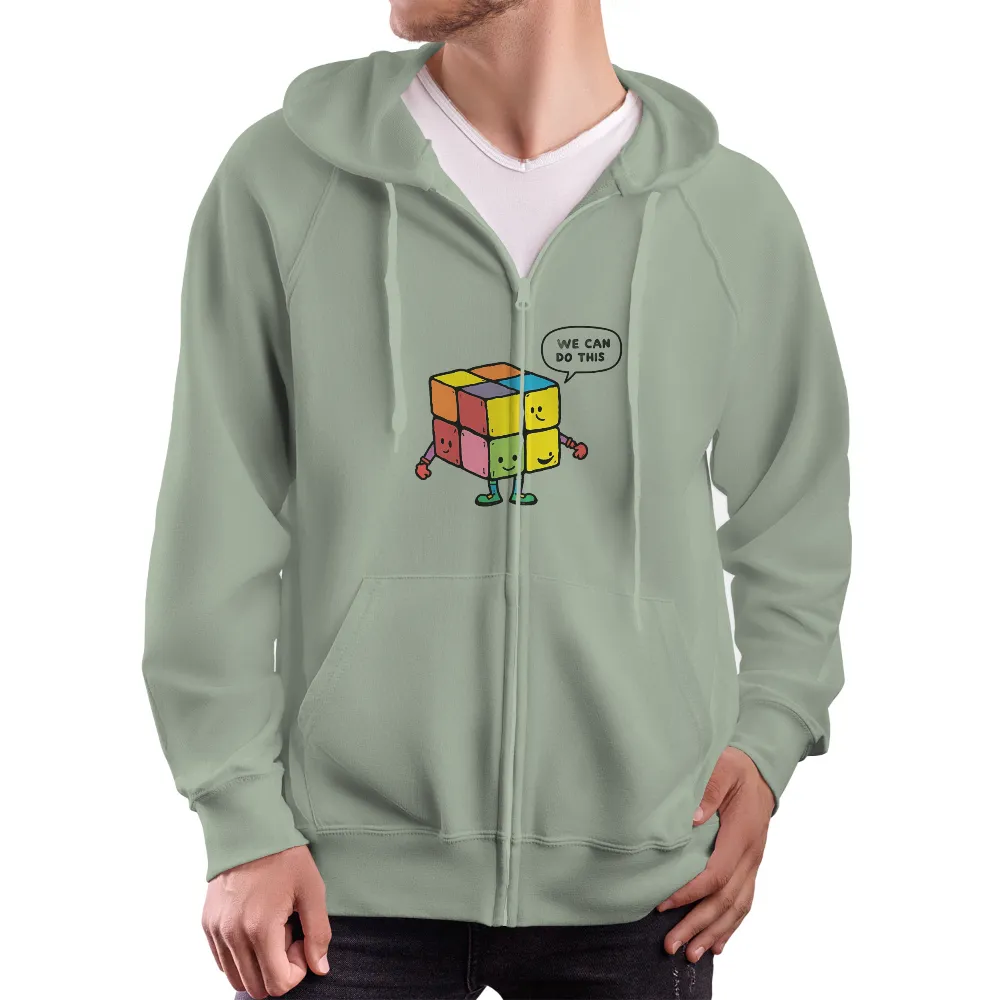 Customized Tee Shirts: Rainbow Cube - We Can Do This|biggie colorful shirt