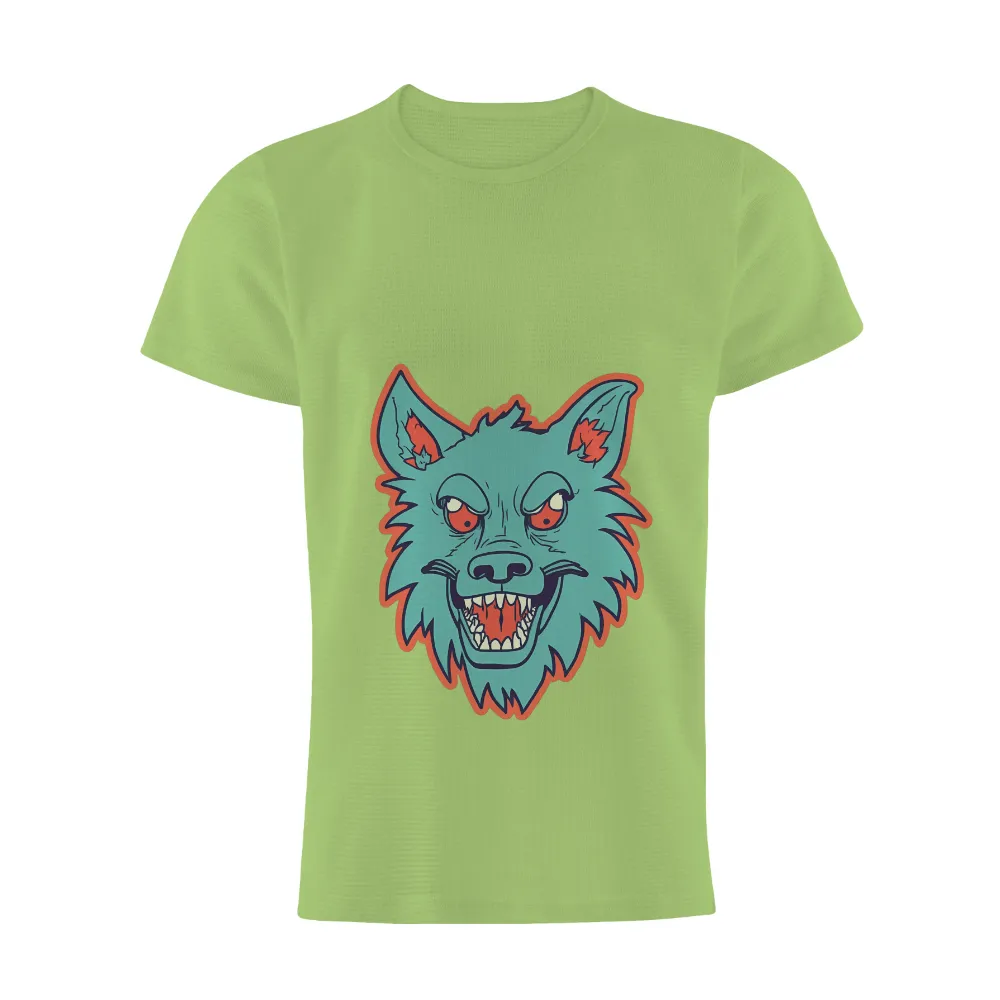 Neon Wolf TShirt Design: Embrace Your Wild Side|selfish with my time and energy shirt