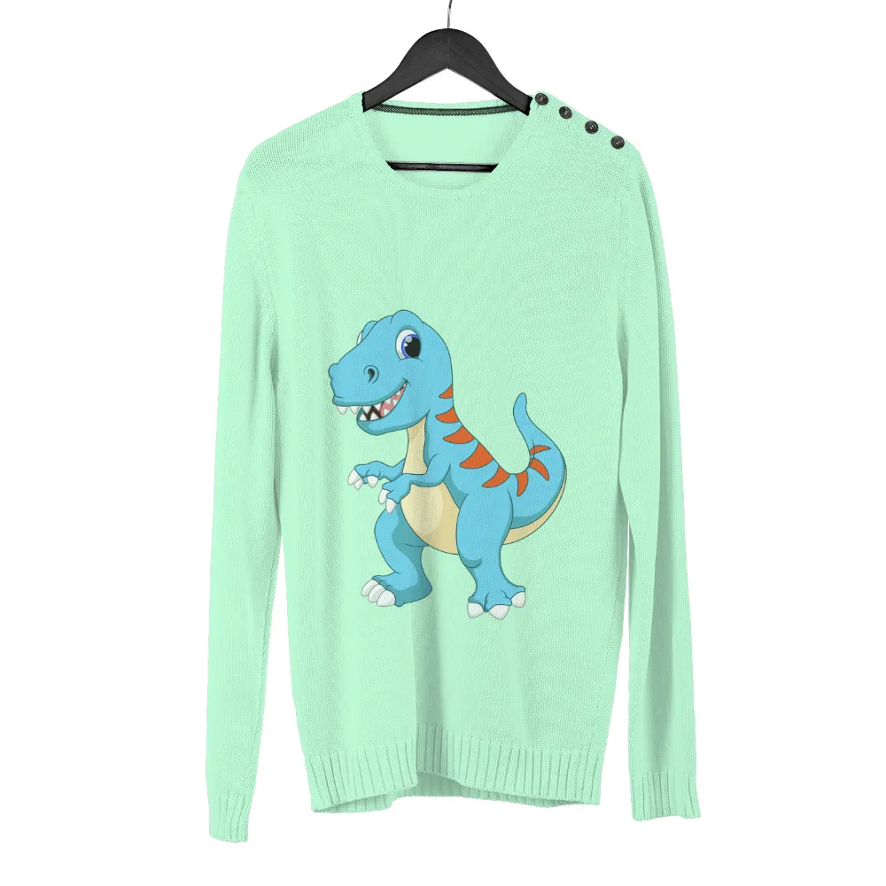 T-Shirts Design: Meet Rexy, the Friendly Dinosaur|cute spring t shirts