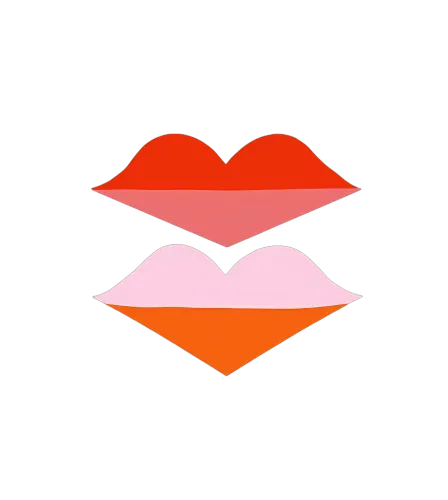 T-Shirts Design: Bold Lips of Love and Passion