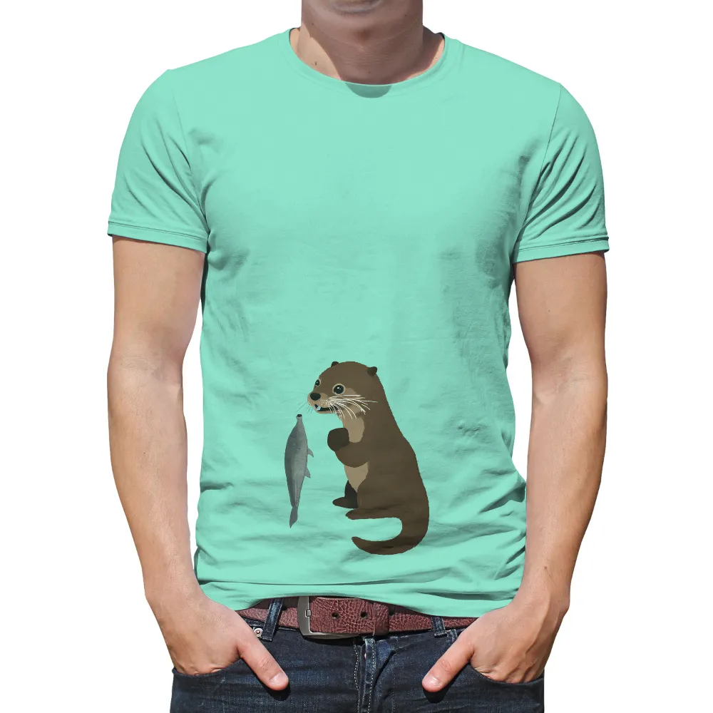 Ollie the Otter: Fishing Adventures - TShirt Printing|huk fishing shirts uv protection