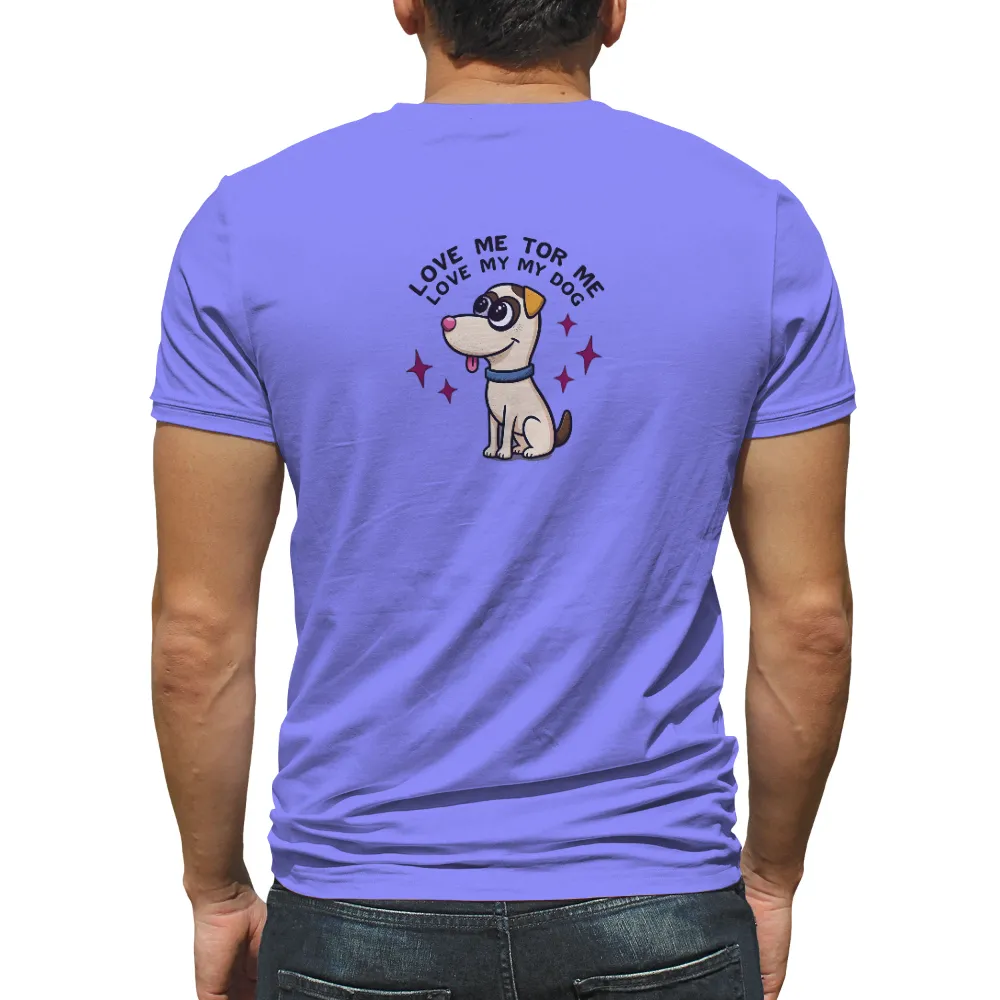 Customized Tee Shirts: Love Me Tor Me - Whimsical Dog Design|i love drinking pool water shirt