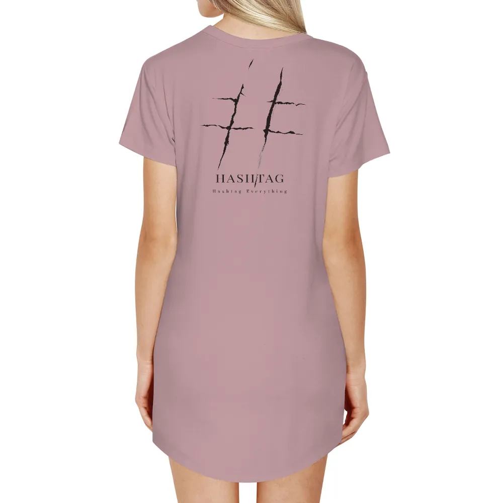 T-Shirts Design: Hashtag - The Symbol of Connection|meaning of contemporary