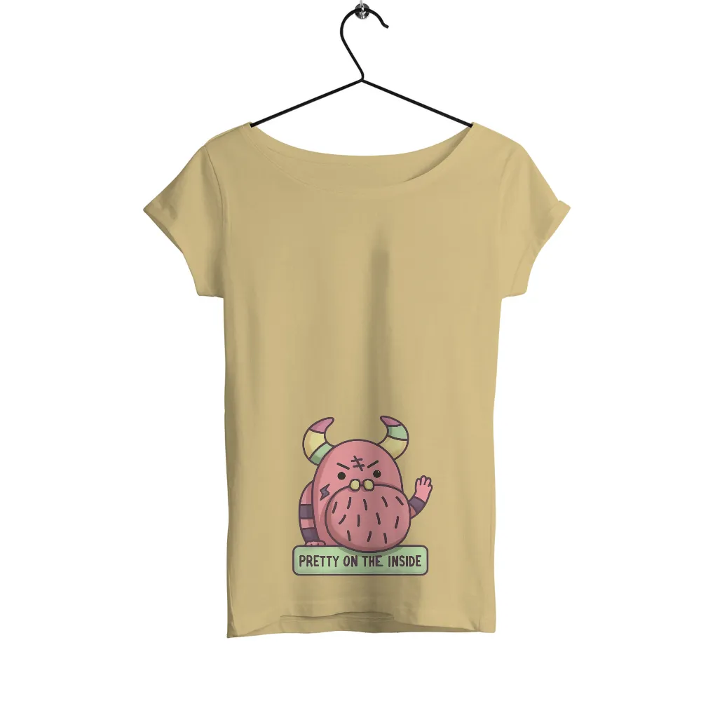 T-Shirt Printing: Pretty on the Inside Monster Design|easter bunny with glasses shirt