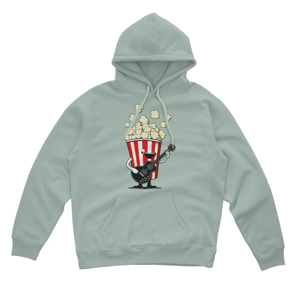 Graphic Tees: Poppy the Popcorn Bucket Playing Guitar|acnh music fest shirt