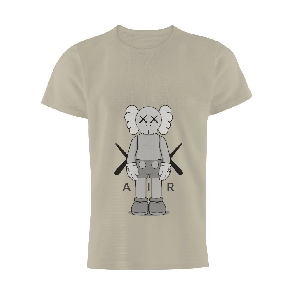 T-Shirts Custom: Air - Character with Overalls and Baseball Bats|cartoon character long sleeve shirts