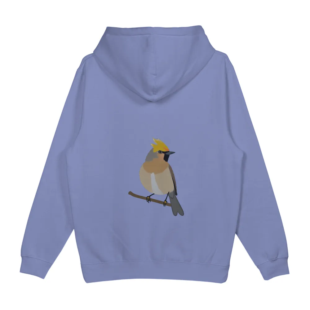 Customized Tee Shirts: Bohemian Waxwing - Nature's Harmony|most popular t shirt colors 2022