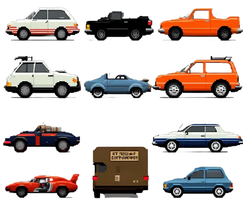 Pixel Art Classic Cars: A Nostalgic Journey Through Retro Gaming