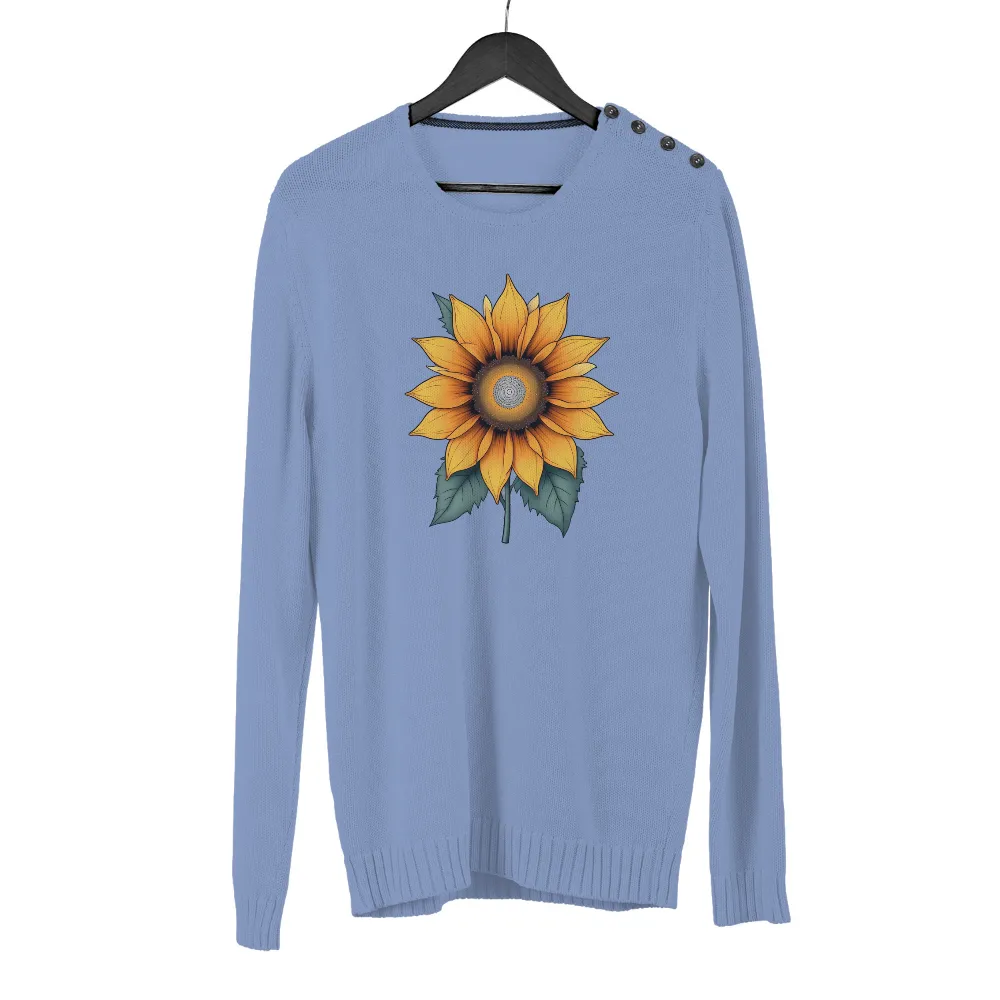 Custom T-Shirt Printing: Sunflower of Hope - Artistic Designs|sunflower bee shirt