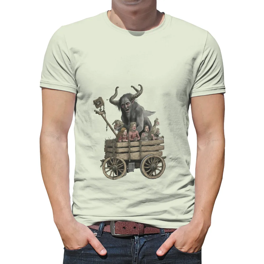 Customized Tee Shirts: Krampus - A Chilling Tale of Alpine Folklore