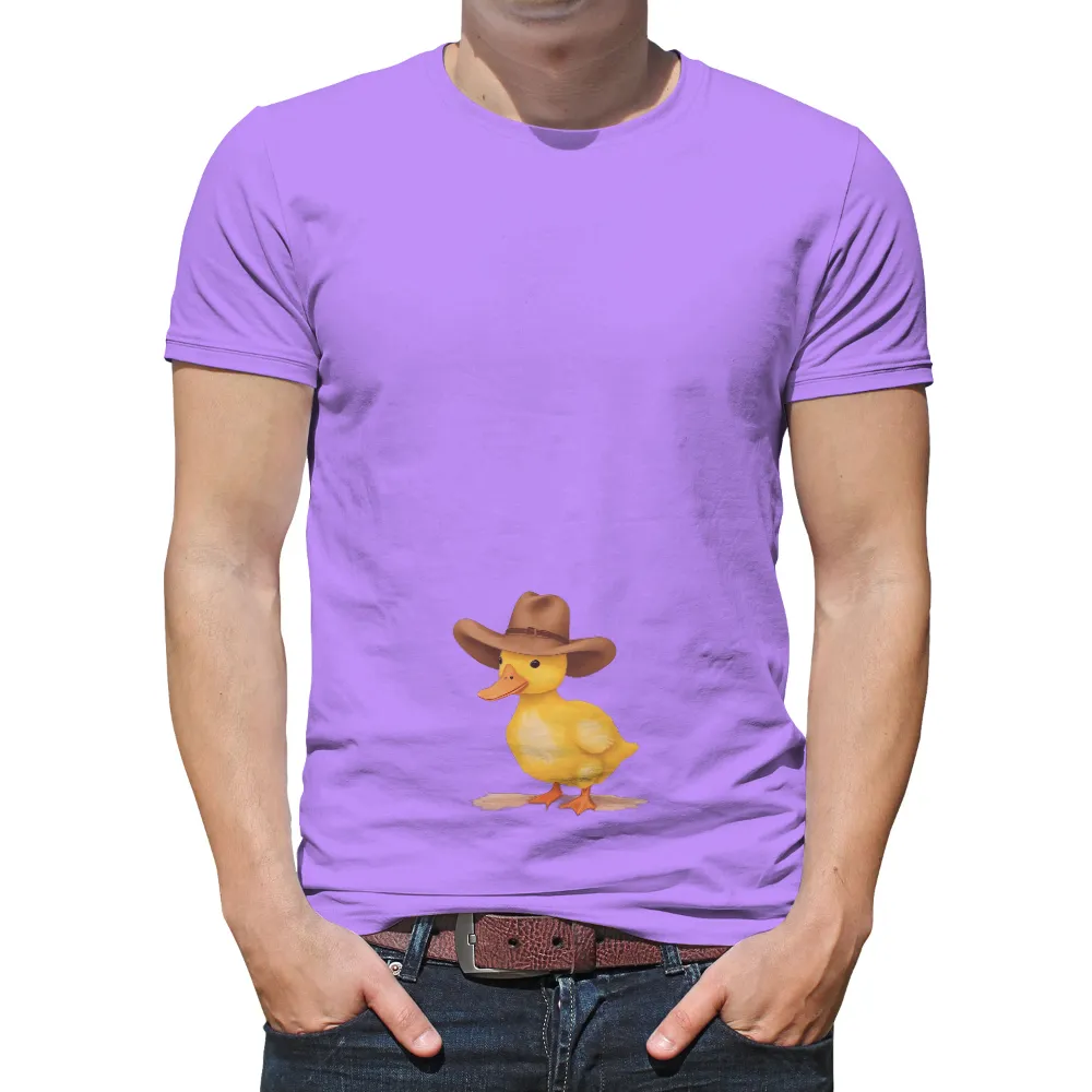 TShirt Printing: Ducky the Cowboy - Funny & Quotes|men funny easter shirts