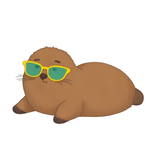 Graphic Tees: Cool Sea Otter in Sunglasses - Funny & Quirky Design