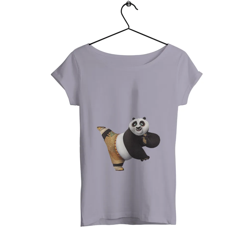 Kung Fu Panda Tee Shirt Printing: Adventure and Resilience|cartoon tshirt for ladies