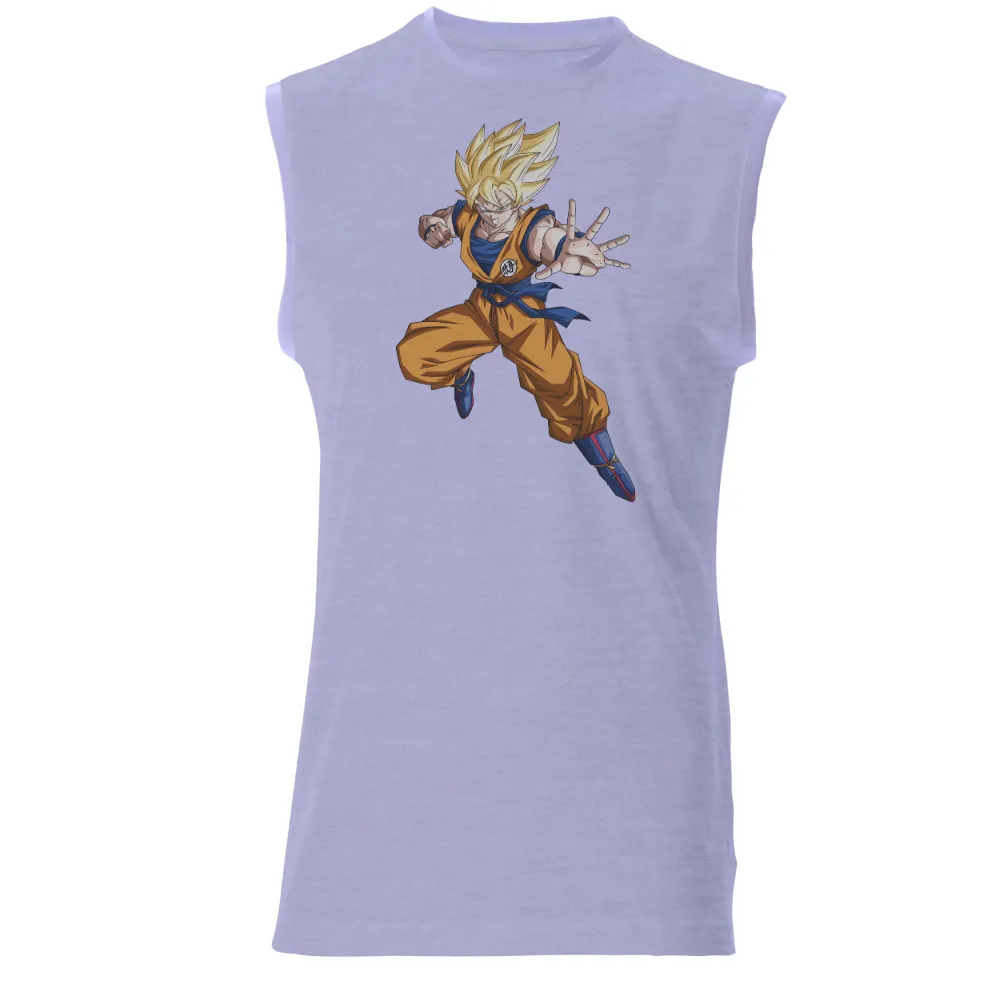 Goku Super Saiyan T-Shirt Printing: Power and Courage|dragon ball z nba t shirt