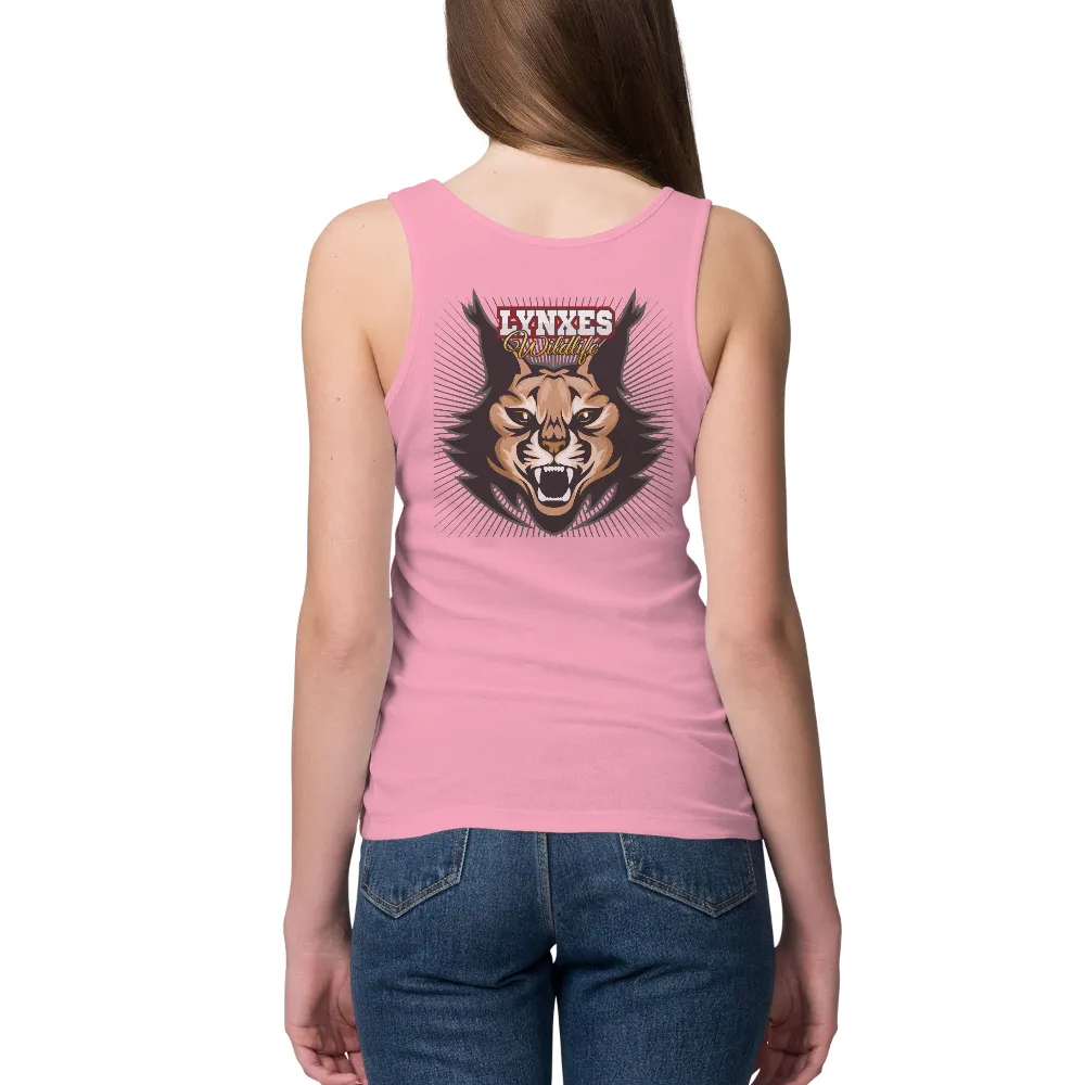 Custom Tee Shirts: Lynxes Wildlife - Celebrate Nature's Strength|masskara tshirt design