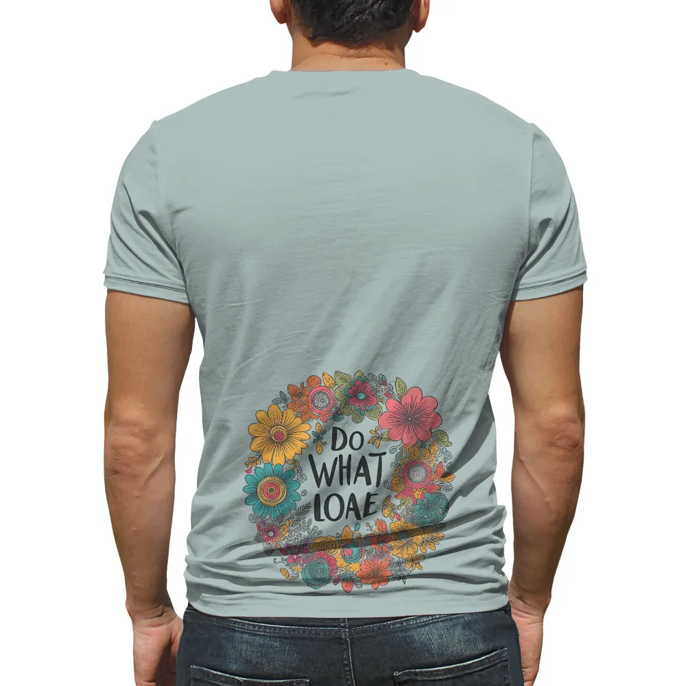 T-Shirts Custom: Do What You Love - Vibrant Floral Design|i may not know my flowers shirt