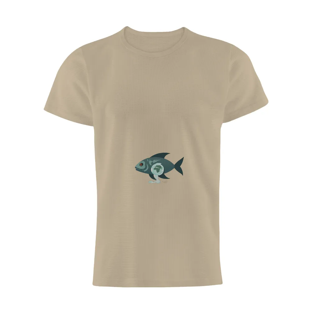 Custom Eco-Conscious Fish Design | Promote Environmental Awareness|best earth day shirts