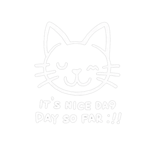 Tee Shirt Printing: Whiskers' Happy Day - Positive Vibes