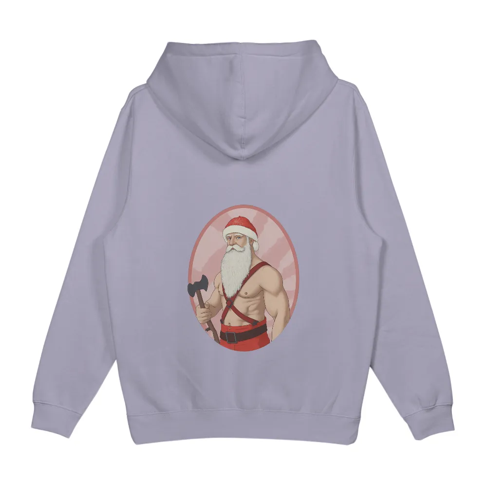 T-Shirt Printing: Muscular Santa Claus - Holiday Adventure|adventure time star wars shirt