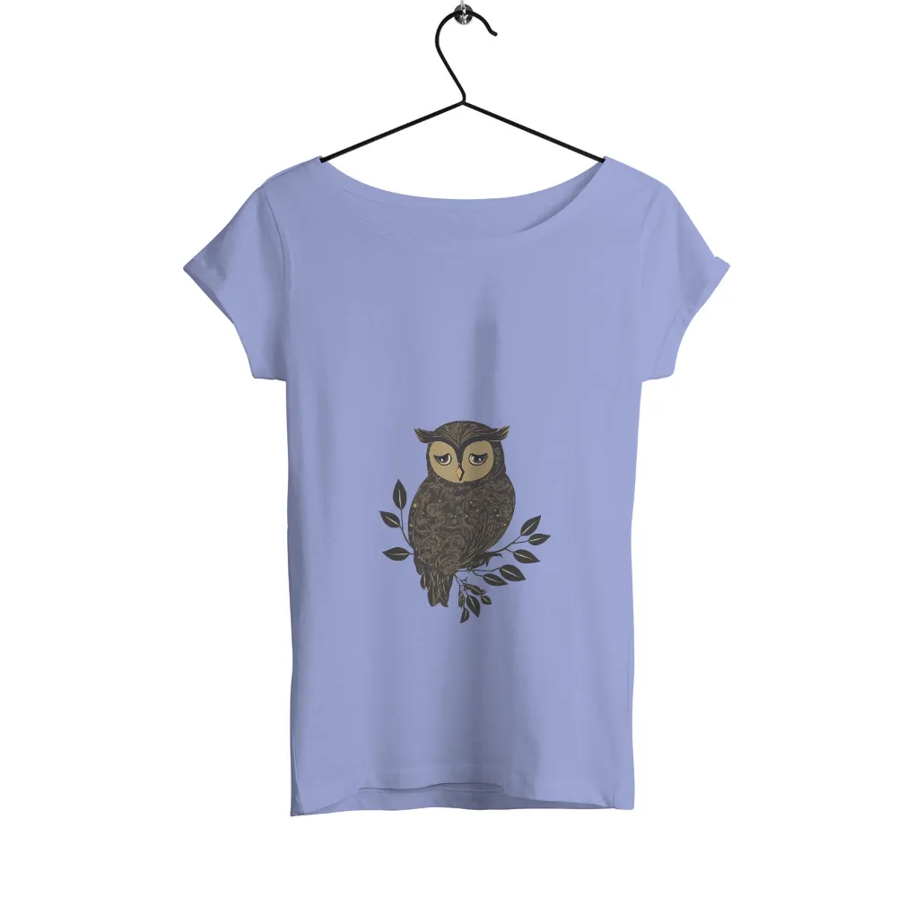 Custom Tee Shirts: Wise Owl Guardian of the Enchanted Forest|huk fishing shirts uv protection