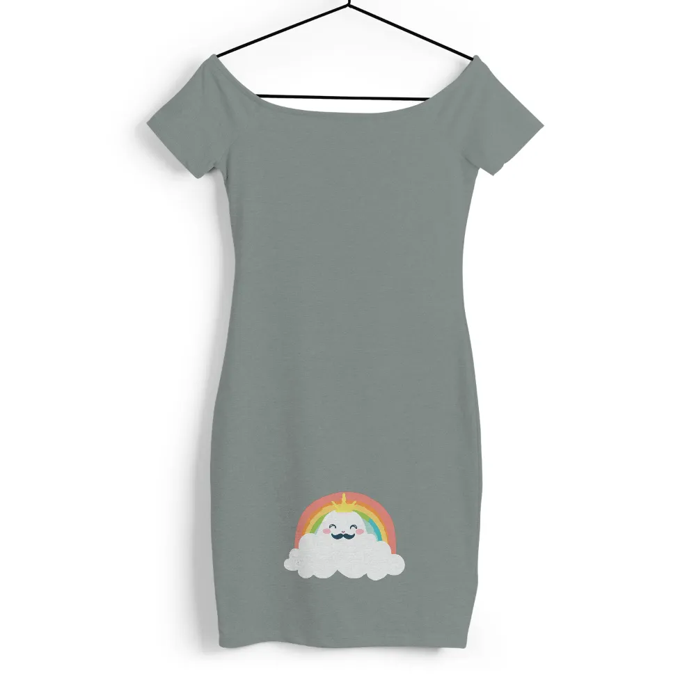 T-Shirt Printing: Whisp the Rainbow King - Funny & Imaginative Design|rainbow tie dye pride shirt