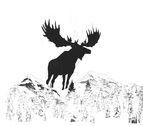 Majestic Moose: T-Shirt Printing Featuring Nature's Guardian