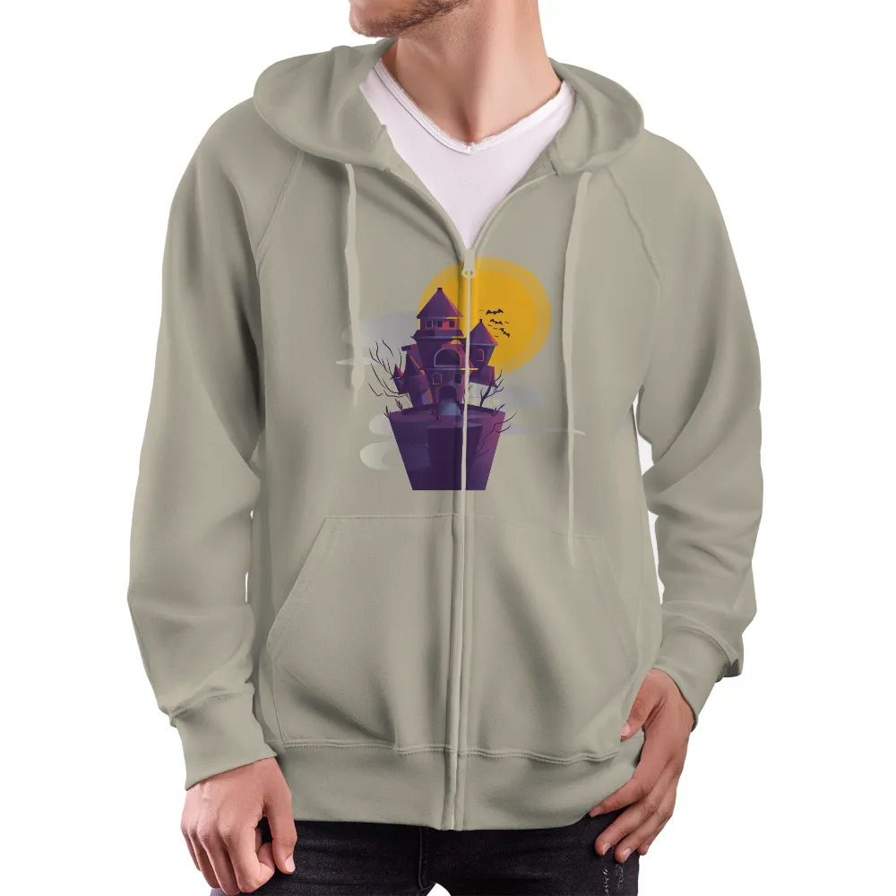 Customized Tee Shirts: The Mysterious Castle of Whispers|reign forest fronds camp shirt