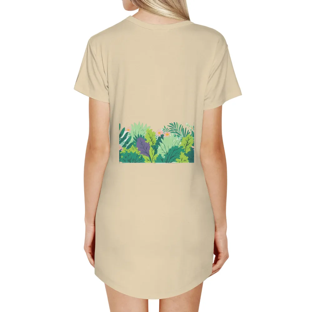 T-Shirts Custom: Botanical Bliss - Nature-Inspired Artistic Design|pink t shirt in roblox