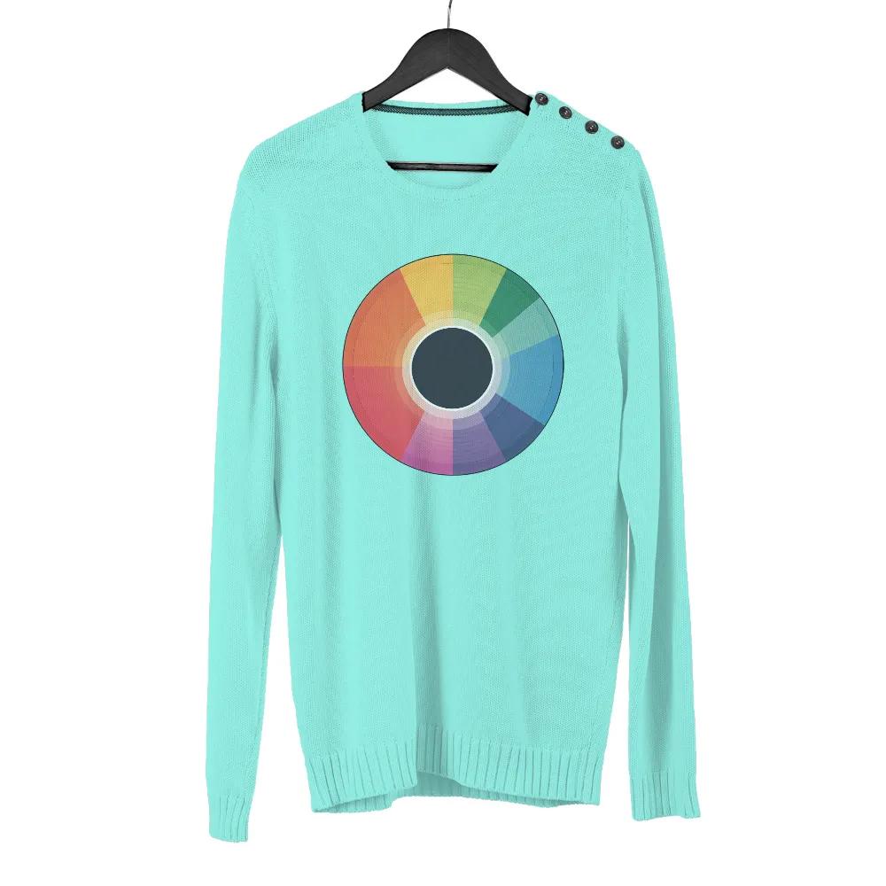 Custom Color Wheel Art: Vibrant and Creative Design|t shirt painting on nature