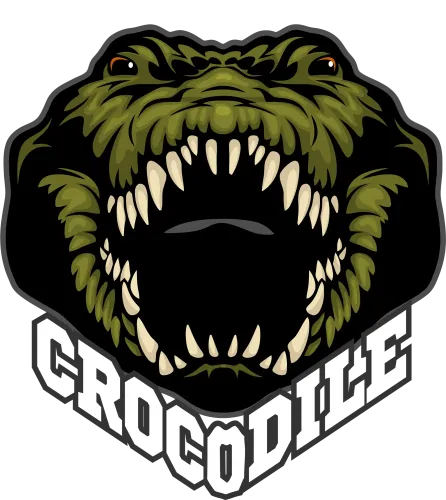 TShirt Design: Fierce Crocodile Sports Team Mascot