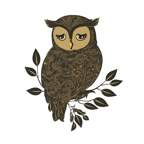 Custom Tee Shirts: Wise Owl Guardian of the Enchanted Forest