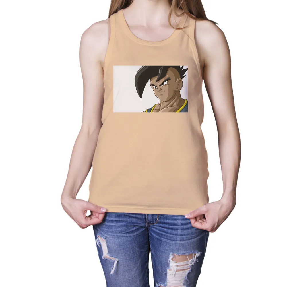 T-Shirt Printing: Anime Warrior Kai - Determination and Strength|battle tested warrior queen shirt