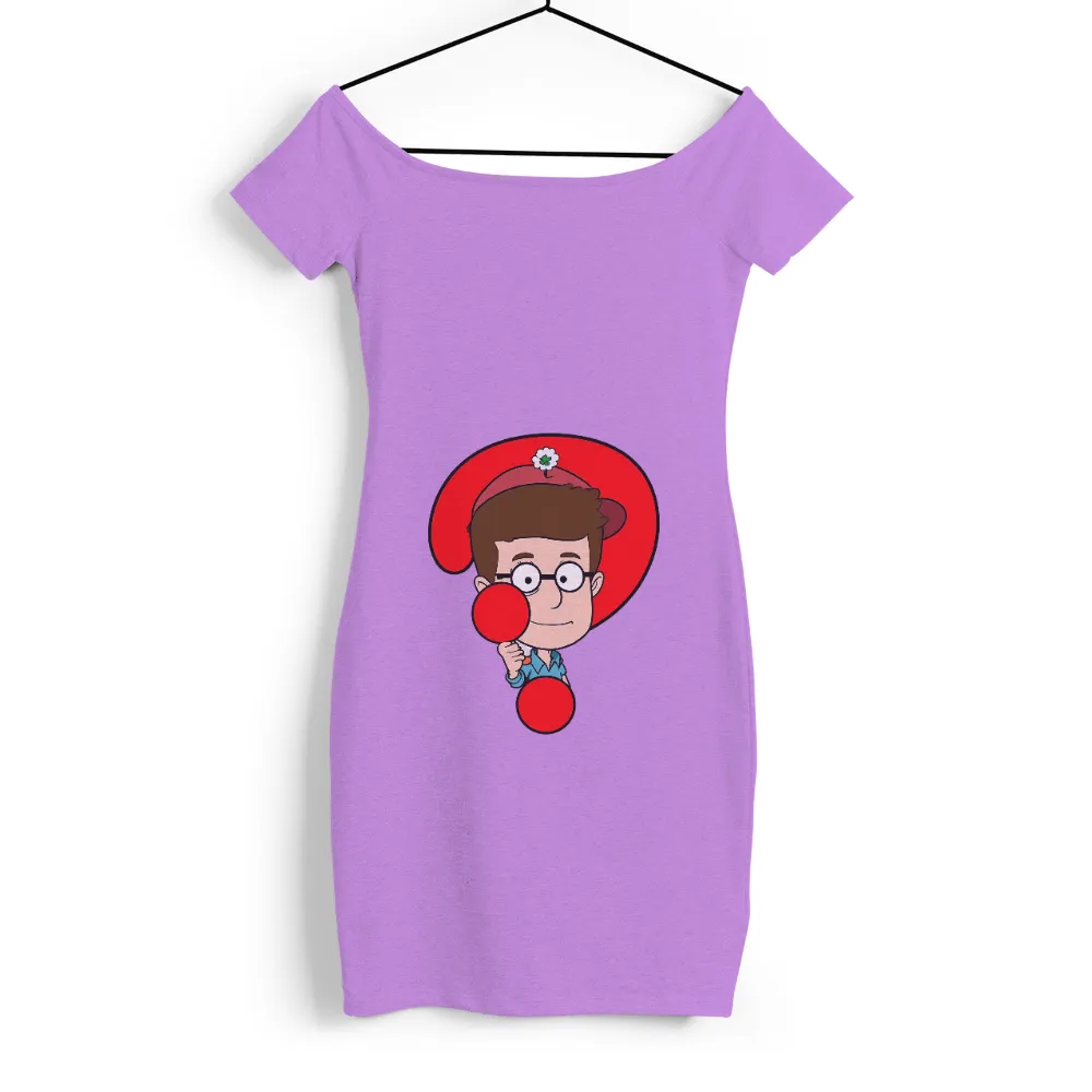 Shirts Graphic Tees: Quirky Ping Pong Fun with Cartoon Timmy|cartoon with blue shirt