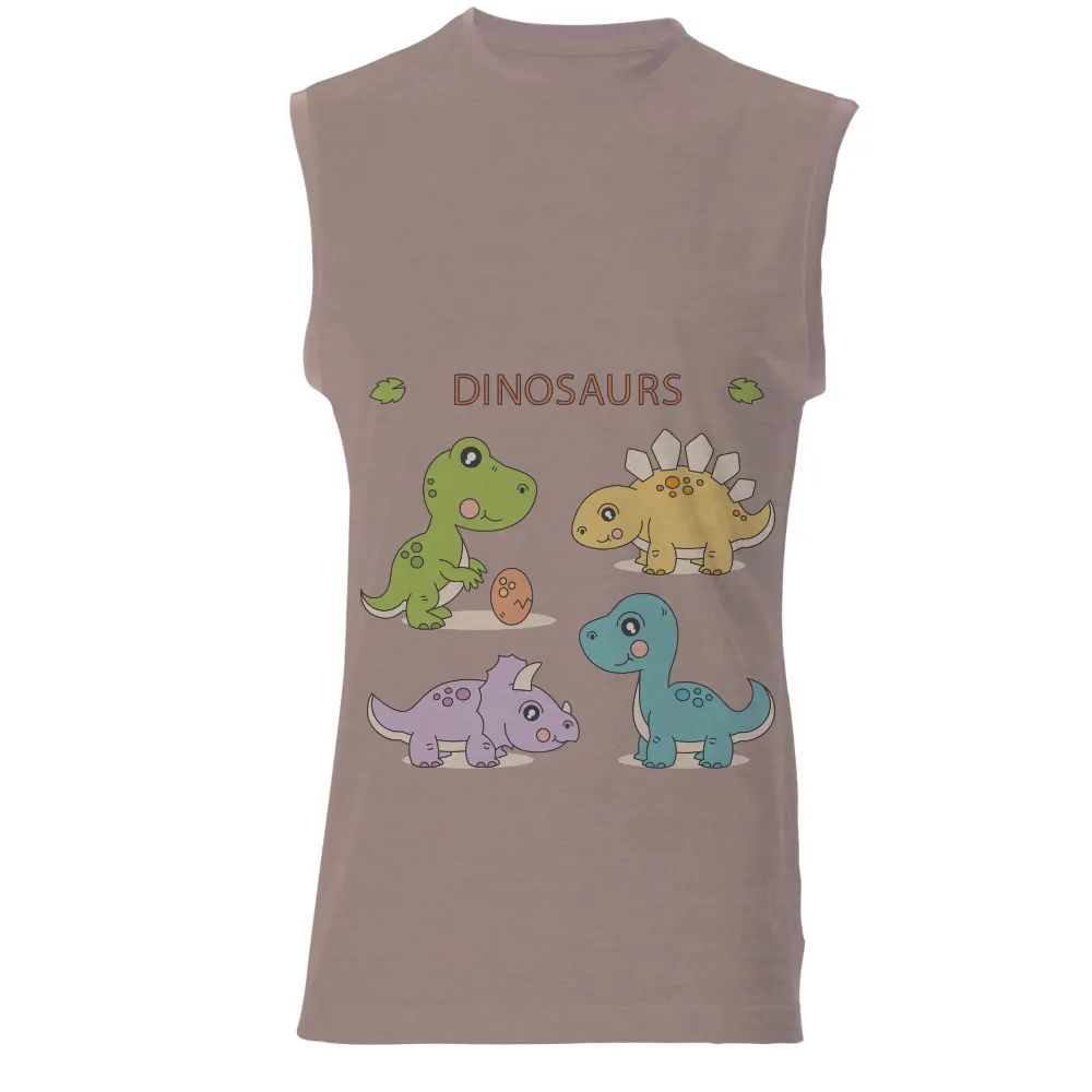 Custom Tee Shirts: Adorable Dinosaur Friends - Artistic Designs|cute shirts for valentine's day