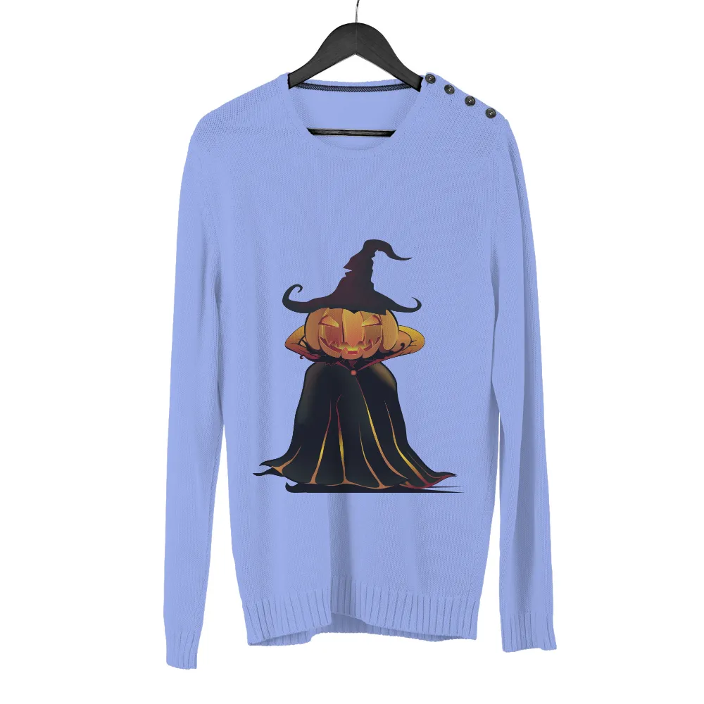 T-Shirts Design: Pumpkin Headed Witch - Halloween Spirit|henrik lundqvist night