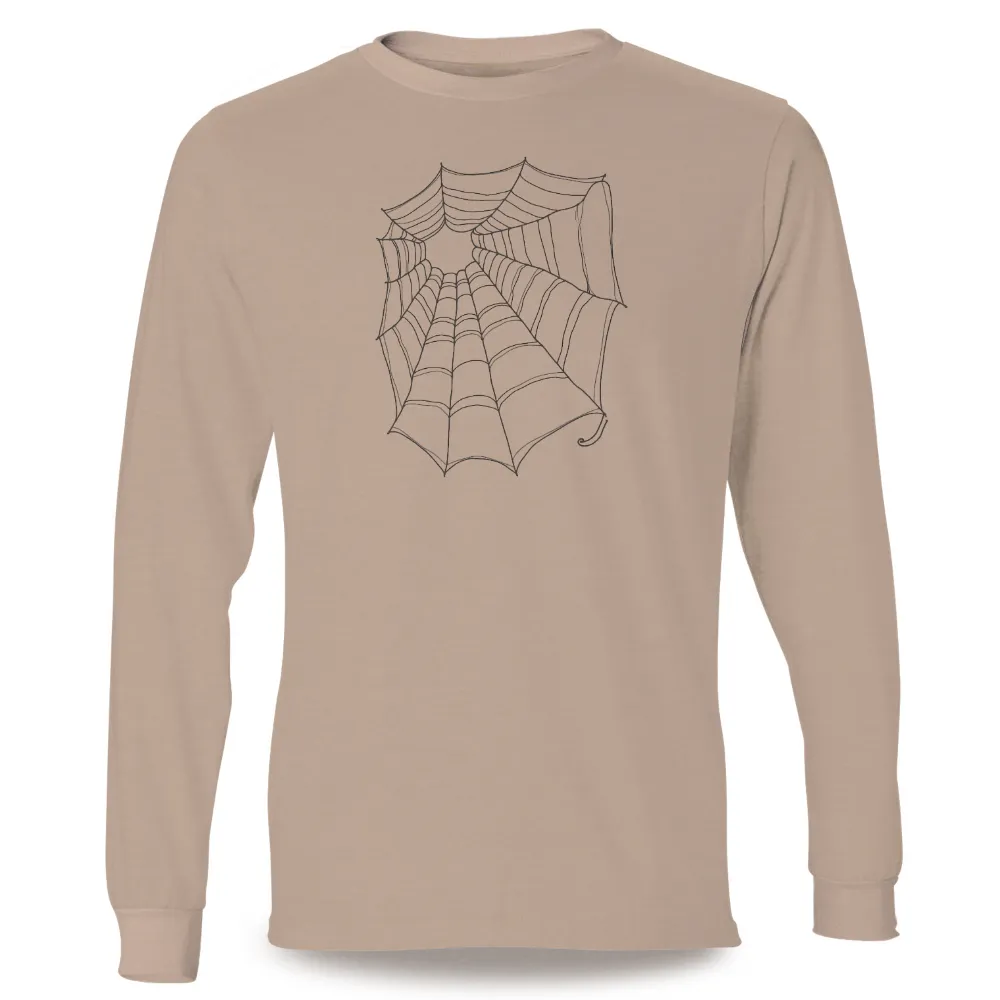 Spider Web T-Shirt: Intricate Design and Life Theme | TShirt Printing| detailed design