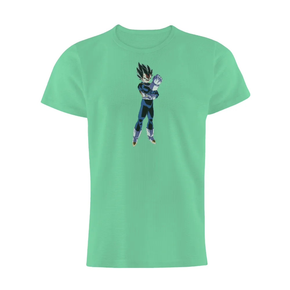 T-Shirts Design: Channel Your Inner Warrior with Vegeta|make t shirt design and sell them