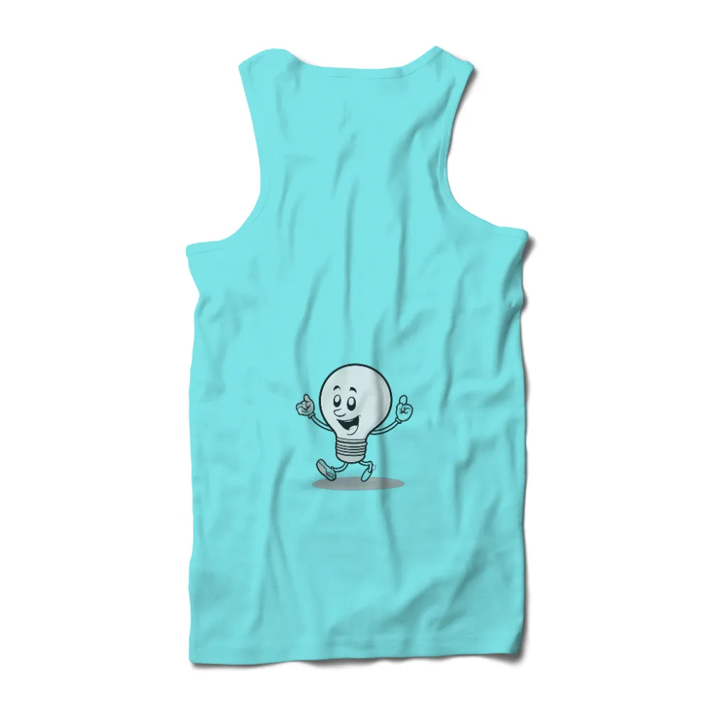 TShirt Printing: Sparky the Lightbulb - A Symbol of Innovation and Inspiration|starving artist tee shirt